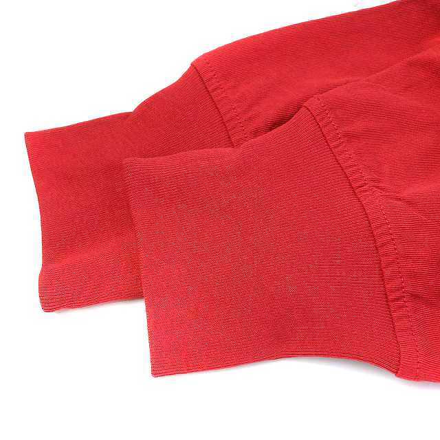 Alexander Wang(アレキサンダーワン)のアレキサンダーワン カットソー ハイネック 長袖 刺繍 S 赤 レッド メンズのトップス(Tシャツ/カットソー(七分/長袖))の商品写真