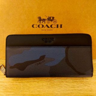 コーチ(COACH)のCOACH財布 コーチ長財布 F57802 迷彩 メンズ財布【正規品】(長財布)