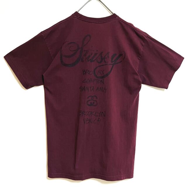 STUSSY(ステューシー)の【人気カラー】古着 ステューシー ワールドツアー Tシャツ メキシコ製 サイズL メンズのトップス(Tシャツ/カットソー(半袖/袖なし))の商品写真