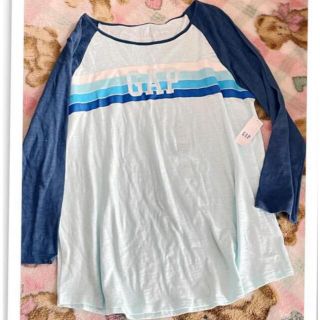 ギャップ(GAP)の未使用 GAP カットソー 長袖 カットソー ロンT ラグラン tシャツ(カットソー(長袖/七分))