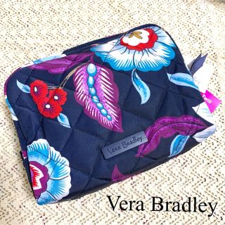 ヴェラブラッドリー(Vera Bradley)の新品　ヴェラブラッドリー　パフォーマンス　ツイル　化粧ポーチ　バニティ　綺麗‼︎(ポーチ)