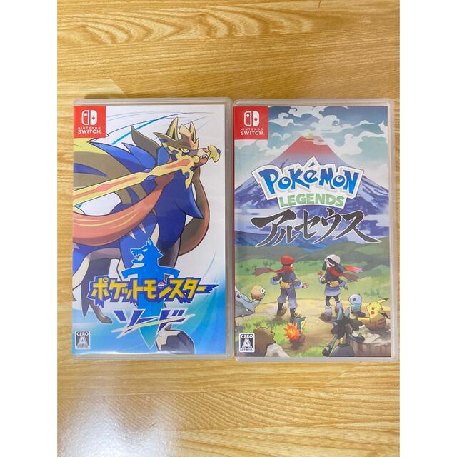 【美品】PokemonLEGENDアルセウス＆ソード ２本セット 【即日発送】