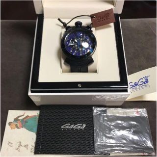 ガガミラノ(GaGa MILANO)のGaGa MILANO クロノ48MM クロノグラフ 6054.1(腕時計(アナログ))