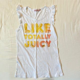 ジューシークチュール(Juicy Couture)の超美品！JuicyCouture Tシャツ　Sサイズ　ホワイト　フリル　ロゴT(Tシャツ(半袖/袖なし))