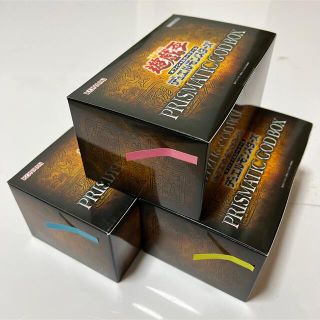 ユウギオウ(遊戯王)の遊戯王 プリズマティックゴッドボックス 新品未開封3箱【三幻神確定】(カード)