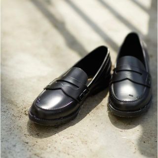 ナノユニバース ローファー/革靴(レディース)(ブラック/黒色系)の ...