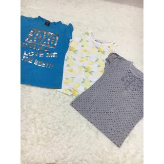 3点セット★xoxo 他 女の子半袖トップス Tシャツ140★used(Tシャツ/カットソー)