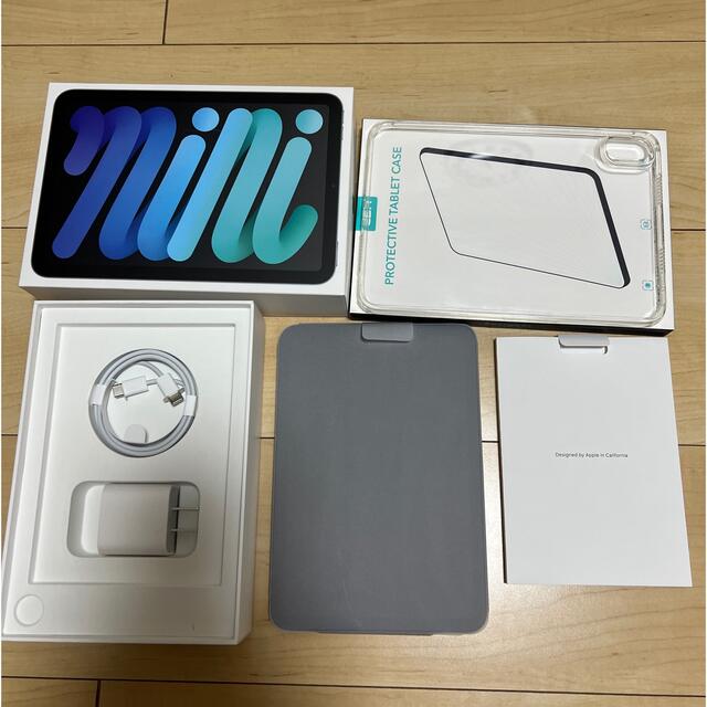 iPad mini 6 Wi-Fiモデル 64GB SG フィルム・ケース付き