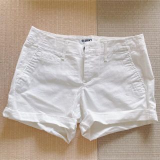 オールドネイビー(Old Navy)のショートパンツ　白　オールドネイビー　OLDNAVY(ショートパンツ)