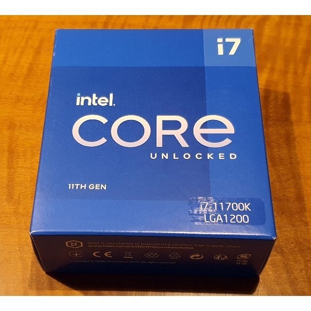 PC/タブレットIntel CPU  core  i7-11700K   新品未開封
