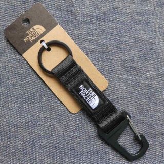 ザノースフェイス(THE NORTH FACE)のノースフェイス キーホルダー NN32001 Black 新品 未使用(キーホルダー)