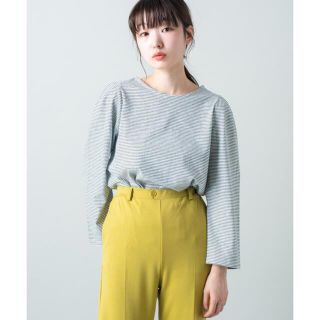 カスタネ(Kastane)のkastane パフボーダー9分袖プルオーバー ¥5,390(Tシャツ(長袖/七分))