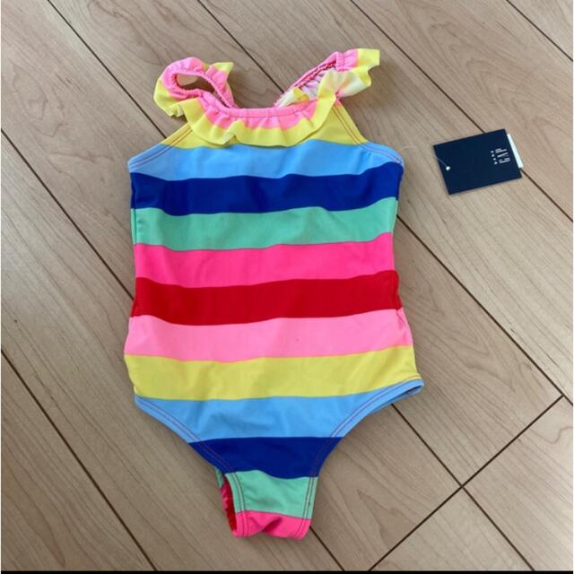 babyGAP - 新品☆ 80cm gap 水着 ワンピース ボーダー フリルの通販 by