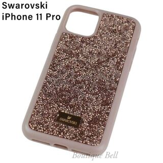 スワロフスキー(SWAROVSKI)の【Swarovski】スワロフスキーiPhone11Proケース ローズゴールド(iPhoneケース)