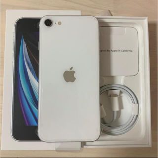 アイフォーン(iPhone)の【未使用】iPhone SE2 第2世代 SIMフリー 白64GB(スマートフォン本体)