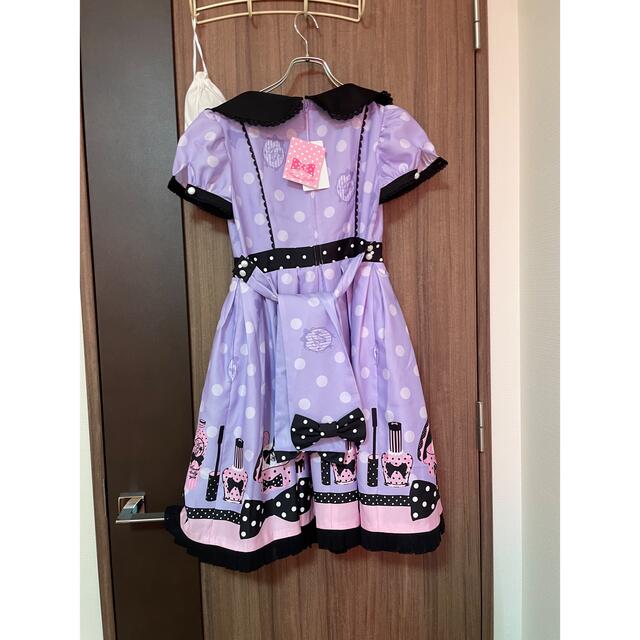 【国内配送】 Angelic Pretty ラベンダー OP dolly fantasic - ひざ丈ワンピース - covid19.ins