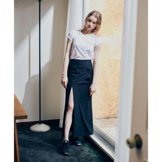 ロク(6 (ROKU))のzoe slit long skirt(ロングスカート)