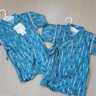 ニシマツヤ(西松屋)の新品　西松屋　男の子　甚平70 双子　甚平(甚平/浴衣)