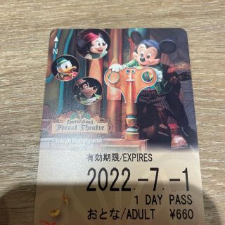 ディズニー(Disney)のリゾートライン　フリーパス(遊園地/テーマパーク)