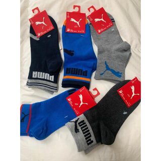 プーマ(PUMA)のPUMA プーマ 靴下　19〜21cm 5足セット　新品未使用品(靴下/タイツ)