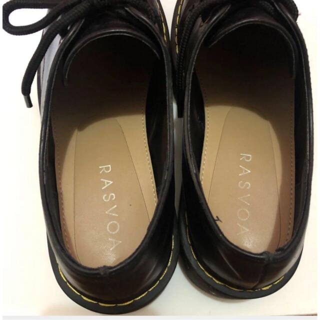 RASVOA(ラスボア)の【RASVOA】 シューズ 3ホールシューズ ブーツ 革靴　ショートブーツ レディースの靴/シューズ(ローファー/革靴)の商品写真