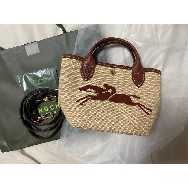 ショルダー】 LONGCHAMP - 百貨店購入品☆ロンシャン バッグ (イエロー