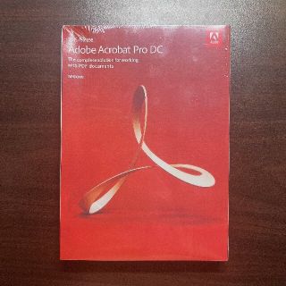 マイクロソフト(Microsoft)のAdobe Acrobat pro DC 日本語対応 外箱損傷あり2個(PC周辺機器)