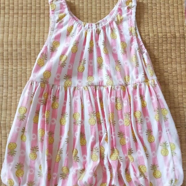 女の子　ノースリーブ　ワンピース　トップス キッズ/ベビー/マタニティのキッズ服女の子用(90cm~)(ワンピース)の商品写真