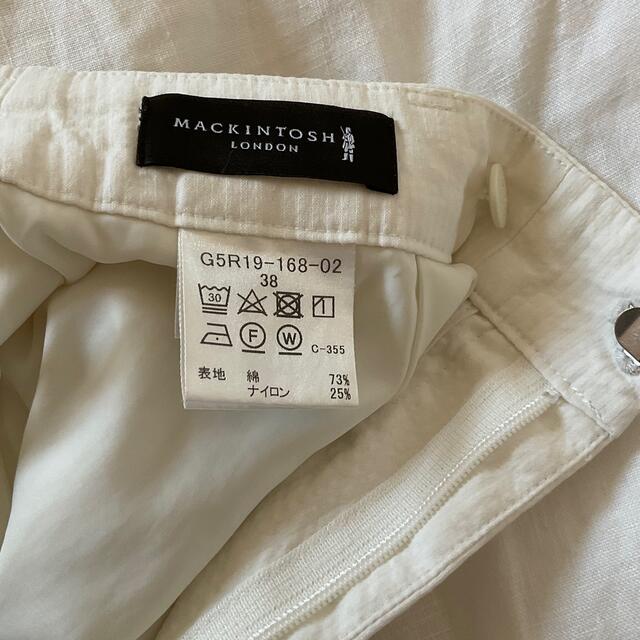 MACKINTOSH(マッキントッシュ)の【美品】マッキントッシュロンドン Macintosh london 夏用パンツ レディースのパンツ(クロップドパンツ)の商品写真