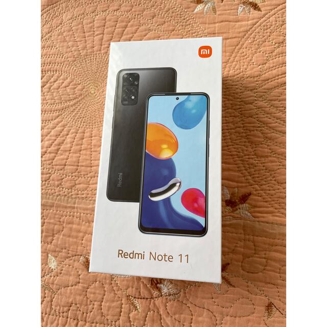 Xiaomi Redmi Note 11(グレー/64GB)Google