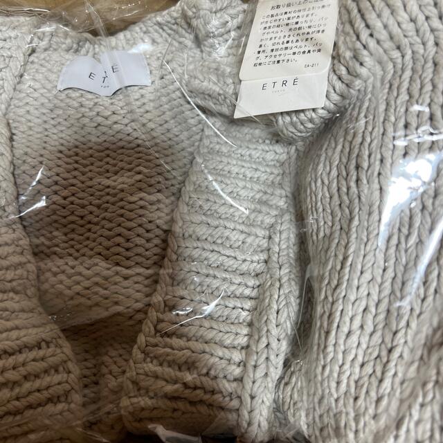 人気安い ETRE HAND MADE KNIT GOWN グレー TOKYO 5周年復刻 通販大特価