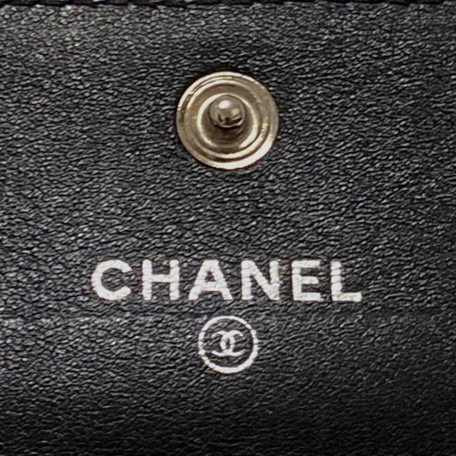 CHANEL(シャネル)のシャネル 名刺入れ - 黒 キャビアスキン レディースのファッション小物(名刺入れ/定期入れ)の商品写真