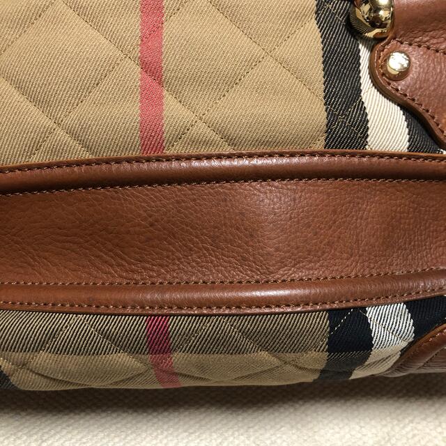 BURBERRY(バーバリー)の正規品　希少　バーバリー　ノバチェック　南京錠　バッグ レディースのバッグ(ハンドバッグ)の商品写真