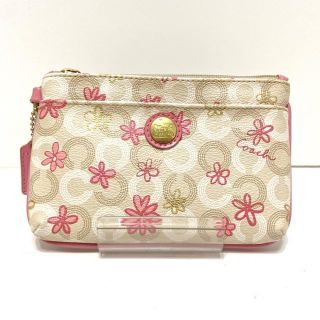 コーチ(COACH)のCOACH(コーチ) リストレット オプアート(ポーチ)