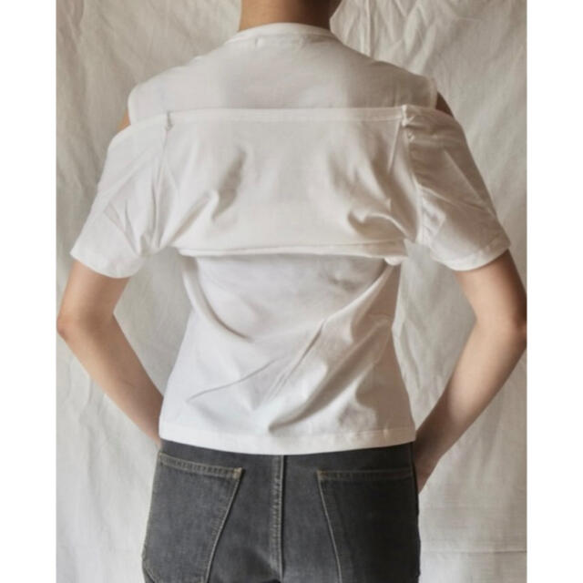 FUMIKA UCHIDA：今期TシャツWHITE Mサイズ ﾌﾐｶｳﾁﾀﾞ