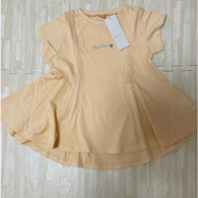 petit main(プティマイン)の新品⭐︎プティマイン　AラインTシャツ　130 キッズ/ベビー/マタニティのキッズ服女の子用(90cm~)(Tシャツ/カットソー)の商品写真