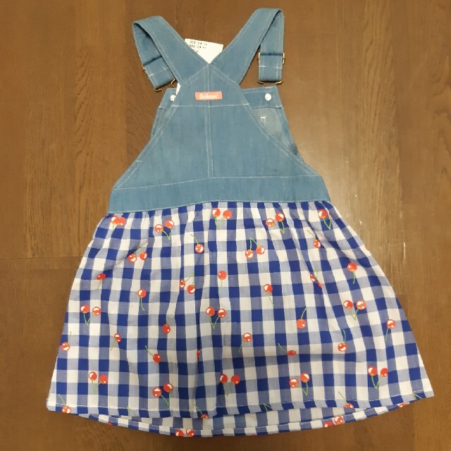 BOBSON(ボブソン)のBobson ジャンパースカート キッズ/ベビー/マタニティのキッズ服女の子用(90cm~)(ワンピース)の商品写真