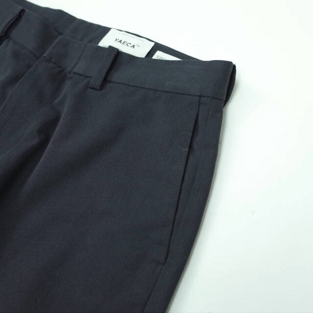 YAECA(ヤエカ)のYAECA ヤエカ 日本製 Tapered Utility Pants テーパードユーティリティパンツ 18601 S ネイビー ツイル ボトムス【中古】【YAECA】 メンズのパンツ(その他)の商品写真