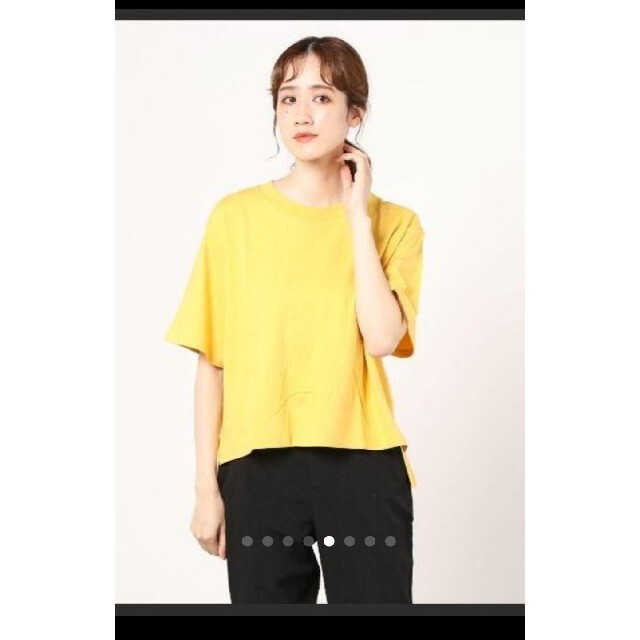 GAP(ギャップ)の新品　GAP　Tシャツ　イエロー レディースのトップス(Tシャツ(半袖/袖なし))の商品写真