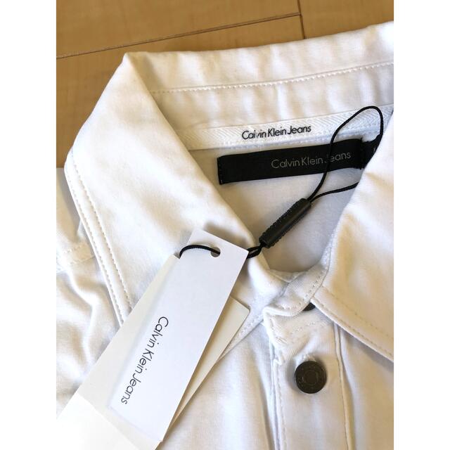 Calvin Klein(カルバンクライン)のCalvin Klein   白ポロシャツ メンズのトップス(Tシャツ/カットソー(半袖/袖なし))の商品写真