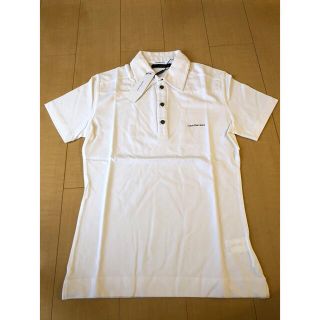 カルバンクライン(Calvin Klein)のCalvin Klein   白ポロシャツ(Tシャツ/カットソー(半袖/袖なし))