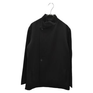 ヨウジヤマモト(Yohji Yamamoto)のYOHJI YAMAMOTO +NOIR ヨウジヤマモト プリュス ノアール アシンメトリー ギャバジャケット レディース ブラック NA-J11-100(その他)