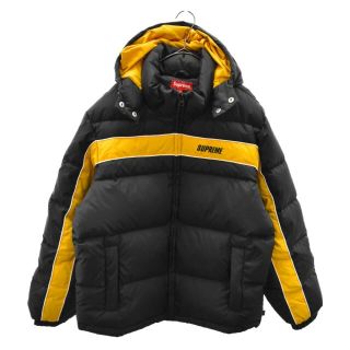 SUPREME シュプリーム 18AW Stripe Panel Down Jacket ストライプ パネルダウンジャケット アウター ブラック