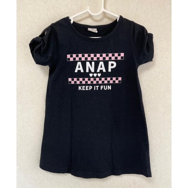 ANAP(アナップ)のANAP  Tシャツ100（2枚） キッズ/ベビー/マタニティのキッズ服女の子用(90cm~)(Tシャツ/カットソー)の商品写真