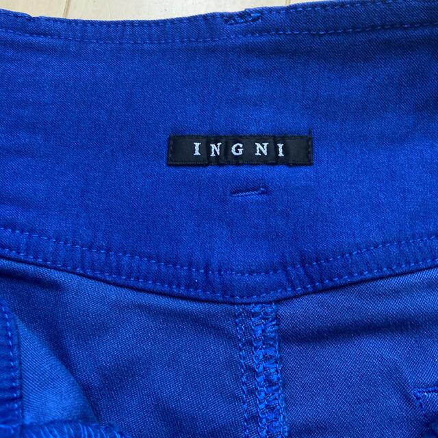 INGNI(イング)のINGNI ロイヤルブルー ショートパンツ  レディースのパンツ(ショートパンツ)の商品写真