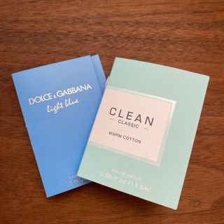 ドルチェアンドガッバーナ(DOLCE&GABBANA)のDOLCE &GABBANA ライトブルー　clean classic 香水(ユニセックス)