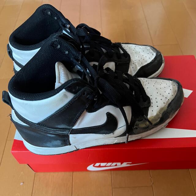 NIKE - Nike dunk high 24.5 パンダダンクの通販 by r's shop｜ナイキ