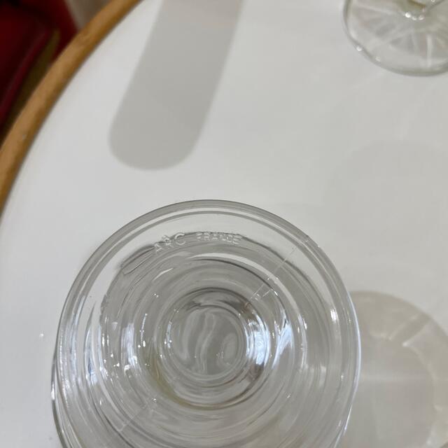フランス製ARCデザートカップ(アイスクリーム皿&日本製ガラス小皿合計6点セット インテリア/住まい/日用品のキッチン/食器(グラス/カップ)の商品写真