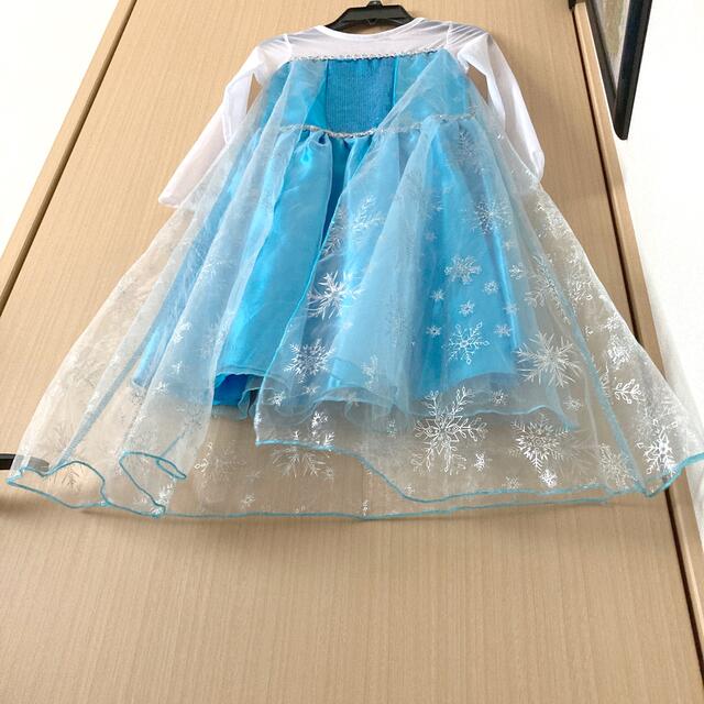 claire's(クレアーズ)のエルサ　コスチューム　Claire’s  120cm キッズ/ベビー/マタニティのキッズ服女の子用(90cm~)(ドレス/フォーマル)の商品写真