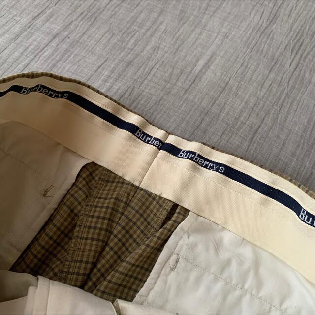 BURBERRY(バーバリー)のBurberry ツータック スラックスパンツ ノバチェック メンズのパンツ(スラックス)の商品写真